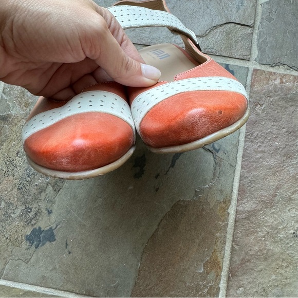 Anthropologie FIDJI Leather Mary Jane Slingback Heels EU 37 - Picture 5 of 14